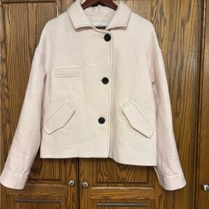 Like new IRO size 6 women’s  Cream with a hint of pink Jacket